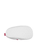 Sapato bebê texturizado laço rosa