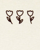 Enxoval bebê conjunto longo 7 peças floral e love multicor