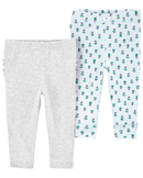 Kit calça de moletom bebê de 2 peças floral multicor | Carter's